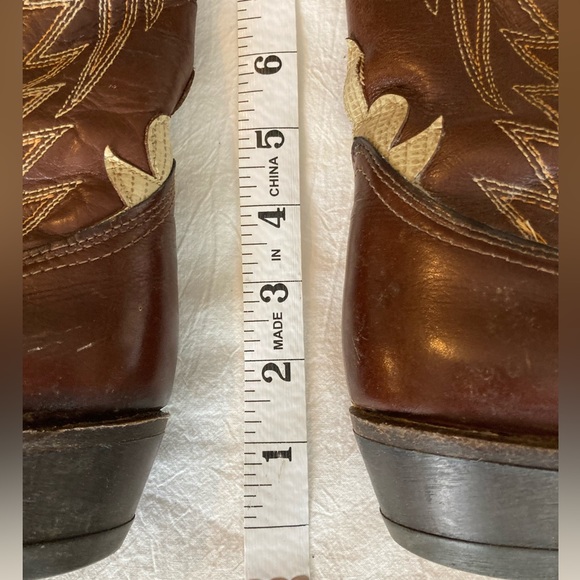 Vintage Texas Brand Unisex Cowboy Boots - Picture 12 of 14
